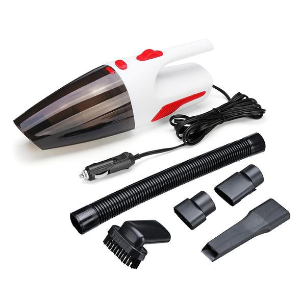 120W Car Vacuum Cleaner - Portable Handheld Cordless/Car Plug 12V 5000PA Super Suction Wet/Dry for Car Home - 5econds.co