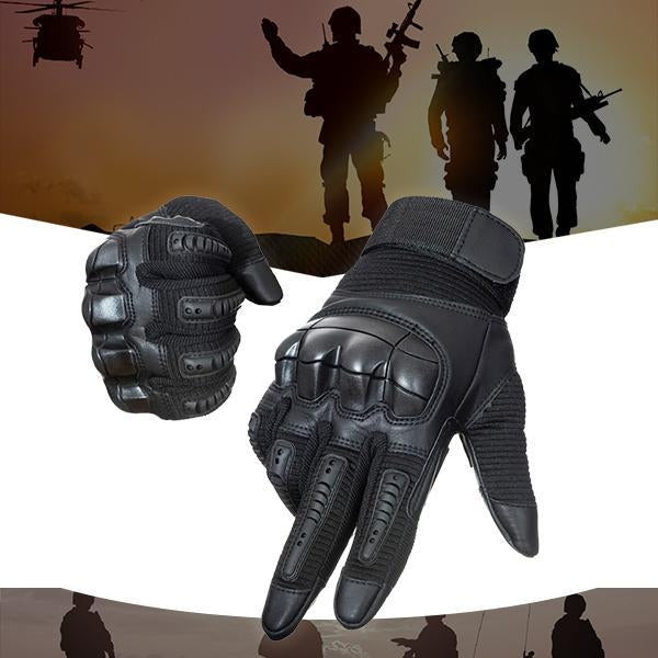 Military Full Finger Tactical Gloves - Hard Knuckle Army Special Forces Ops Fire Resistant Water Proof Gloves - 5econds.co