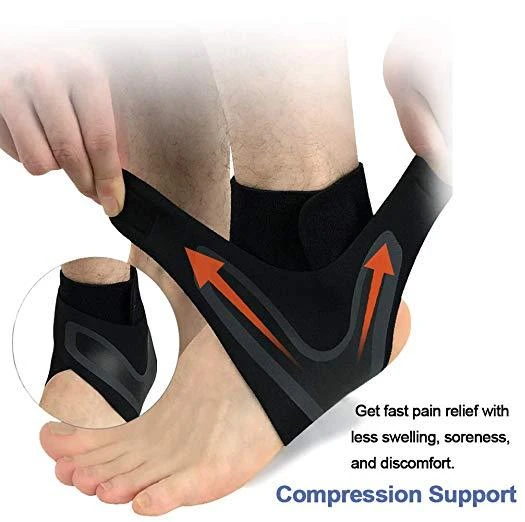 WALK-FREE™ THE ADJUSTABLE ELASTIC ANKLE BRACE - Ankle Support Brace,Elasticity Free Adjustment Protection Foot Bandage,Sprain Prevention Sport Fitness Guard Band - 5econds.co