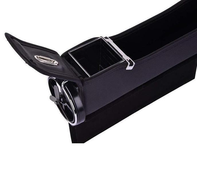 Multifunctional Car Seat Organizer - Storage Box Car Organizer Seat Gap PU Case Pocket Car Seat Side Slit for Wallet Phone Coins Cigarette Keys Cards For Universal - 5econds.co