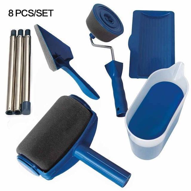 Multifunctional Paint Roller Pro Kit - DIY Brush Tool Household Corner Home Office Room Wall - 5econds.co
