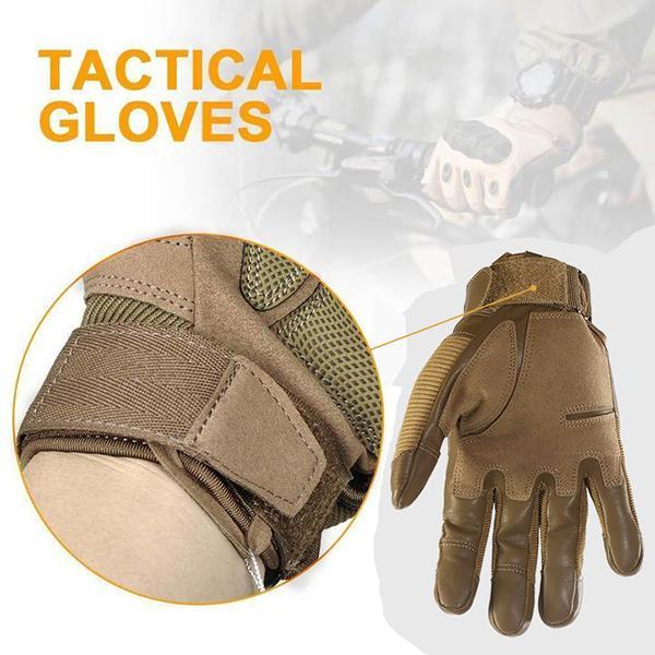 Military Full Finger Tactical Gloves - Hard Knuckle Army Special Forces Ops Fire Resistant Water Proof Gloves - 5econds.co