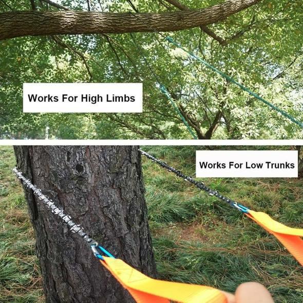 Portable ChainSaw - Cutting Machine Portable Handheld Survival Chain Saw Emergency Chainsaw with Bag Camping Hiking Tool Garden Tools