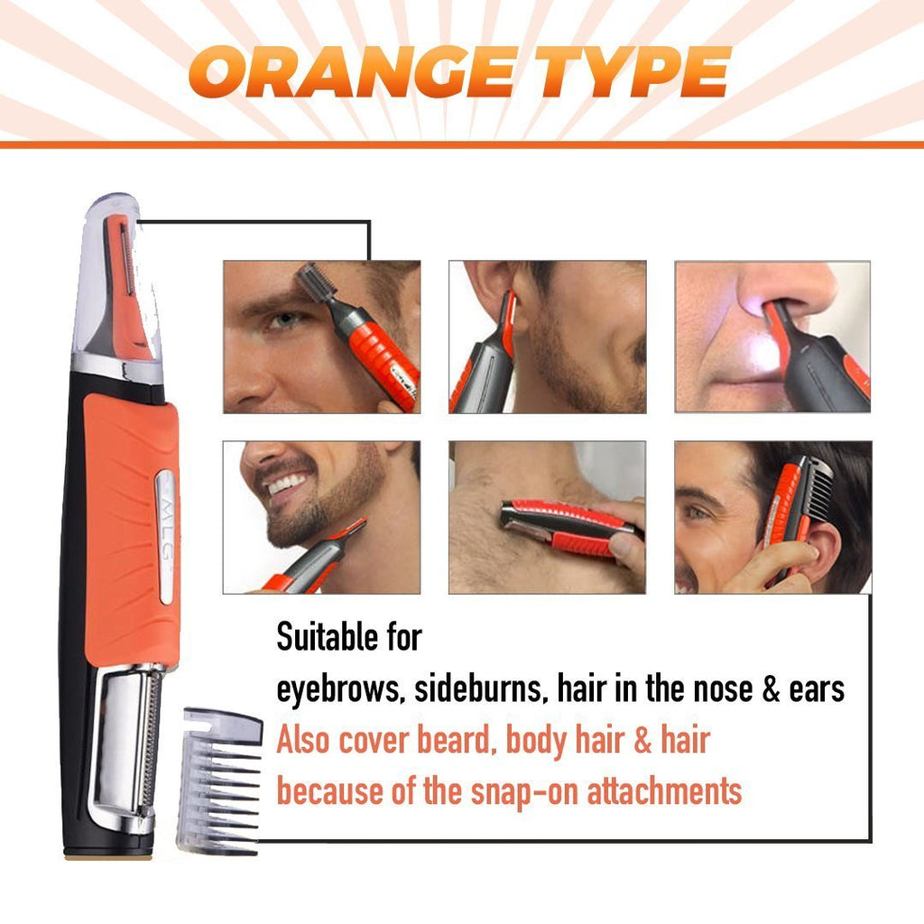 Last day promotion 50% OFF - Men All-in-One Hair Trimmer - Eyebrow Ear Nose Removal Clipper Shaver Unisex Personal Electric Face Trimer - 5econds.co