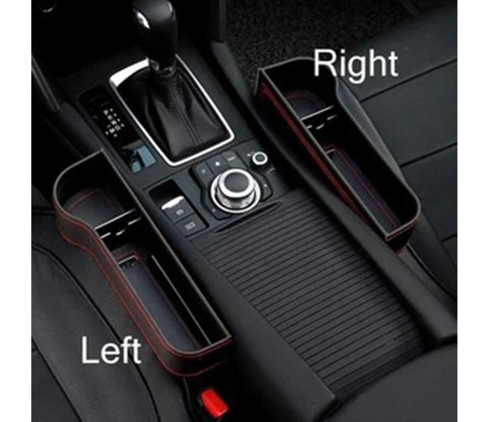Multifunctional Car Seat Organizer - Storage Box Car Organizer Seat Gap PU Case Pocket Car Seat Side Slit for Wallet Phone Coins Cigarette Keys Cards For Universal - 5econds.co
