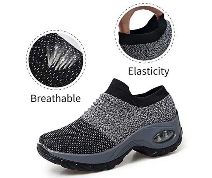 Women's Breathable Air Cushion Walking Running Shoes, Multi-Color, 2020 Sneaker
