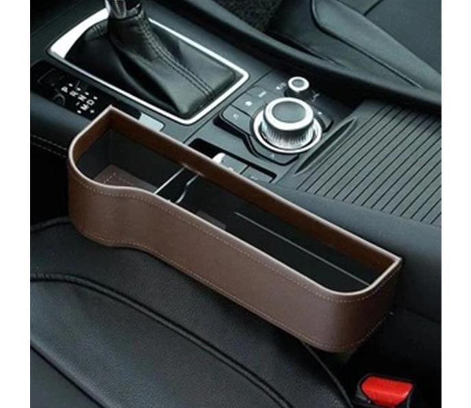 Multifunctional Car Seat Organizer - Storage Box Car Organizer Seat Gap PU Case Pocket Car Seat Side Slit for Wallet Phone Coins Cigarette Keys Cards For Universal - 5econds.co