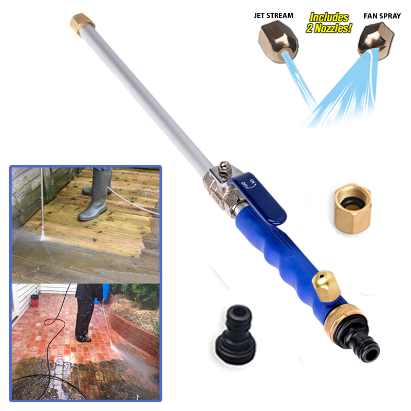 HydroJet™: 2-in-1 High Pressure Power Washer High PSI Cleaner Sale - 5econds.co