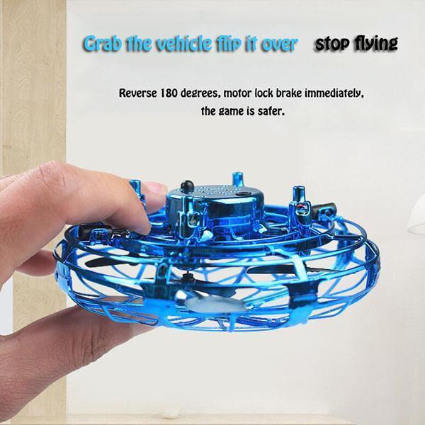 Mini Drone Quad Induction Levitation UFO Magnetic Magic Spinning Gyroscope - 5econds.co