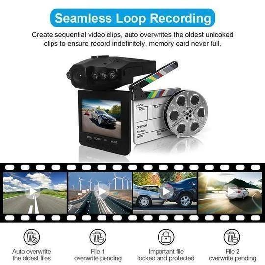 ALL-PURPOSE DRIVING RECORDER ( 1 Set ) - Car DVR VGA driving recorder dashcam Camera 270 Degree radar mirror 1080P cámara para auto Full HD Night version driving camera - 5econds.co