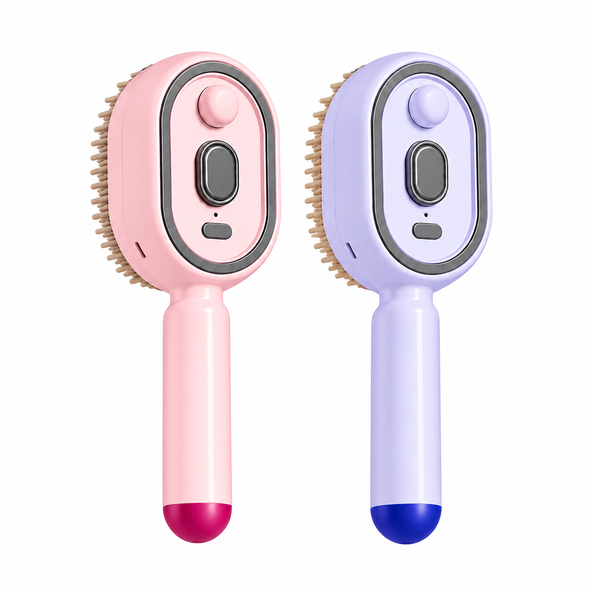 Duo Color Random Combo Electric Spray Air Cushion Massage Comb 3-in-1