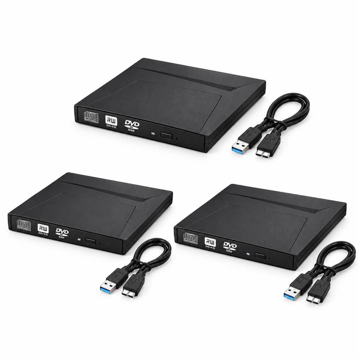 7-in-1 External USB DVD Drive