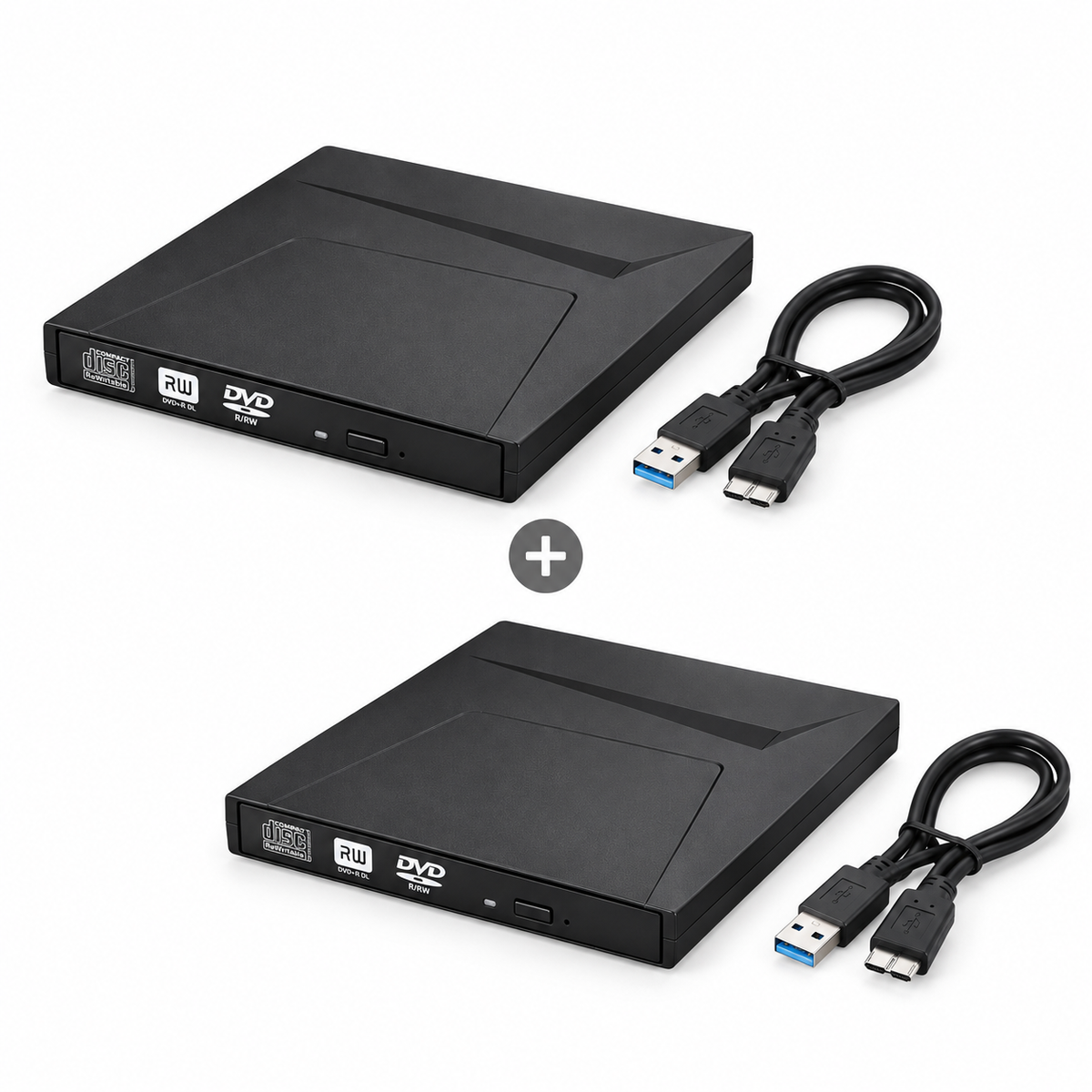 7-in-1 External USB DVD Drive