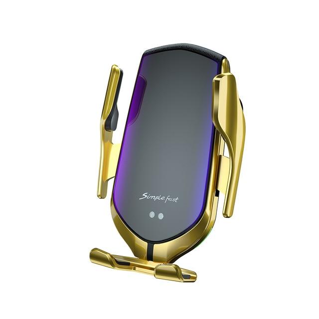 Smart Sensor Car Phone Holder & Wireless Charger - 10W Qi Car Wireless Charger For iPhone 11 Samsung S20 Xiaomi Mi Induction Fast Wireless Charging with Car Phone Holder - 5econds.co