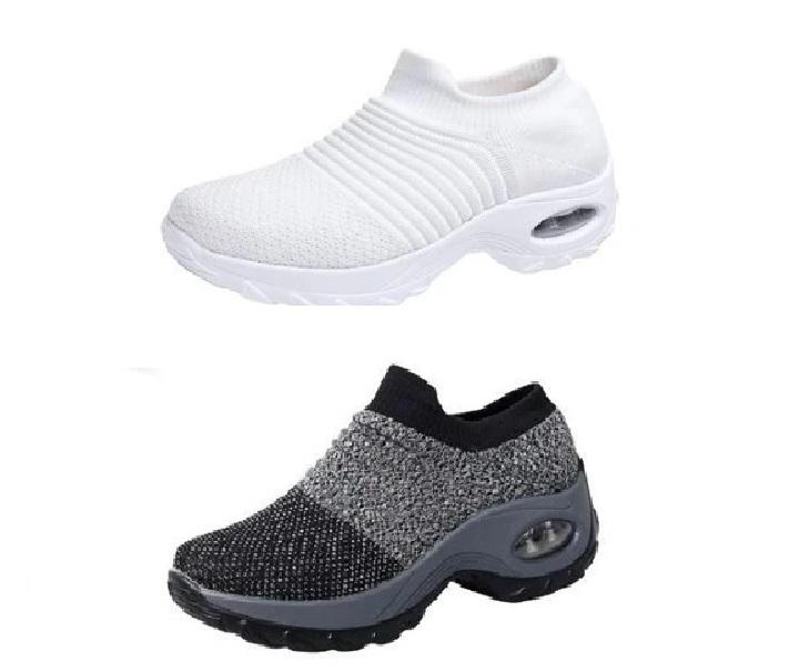 Women's Breathable Air Cushion Walking Running Shoes, Multi-Color, 2020 Sneaker