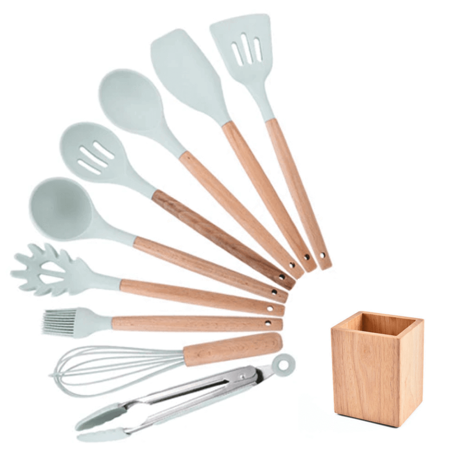 Premium Silicone Kitchen Cooking Utensils [NEW ARRIVAL] - 5econds.co
