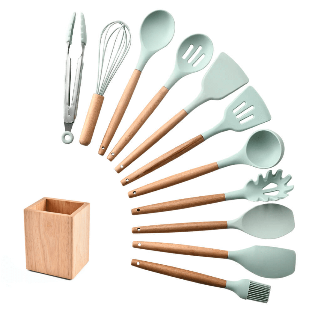 Premium Silicone Kitchen Cooking Utensils [NEW ARRIVAL] - 5econds.co