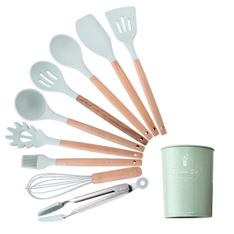 Premium Silicone Kitchen Cooking Utensils [NEW ARRIVAL] - 5econds.co