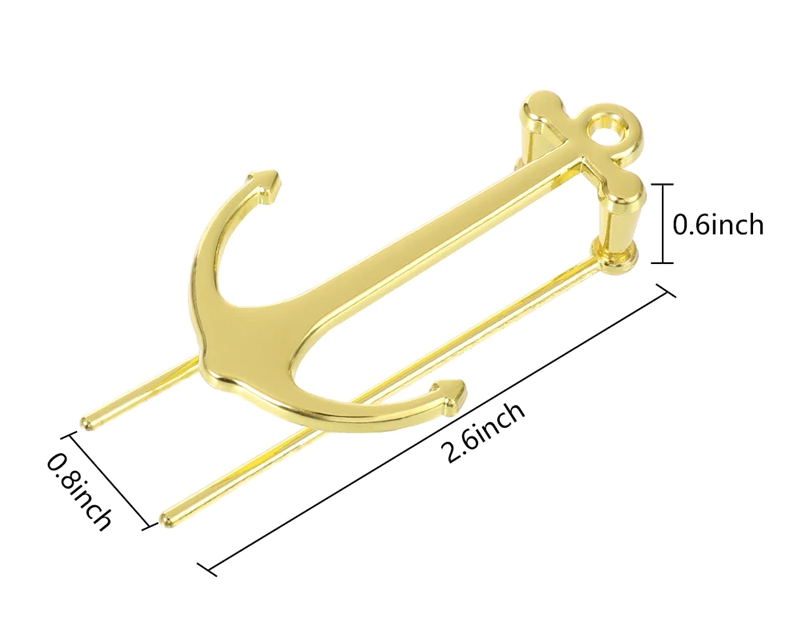 Anchor Bookmark - Creative Metal Page Holder for Students Teachers Graduation Gifts School Office Supplies