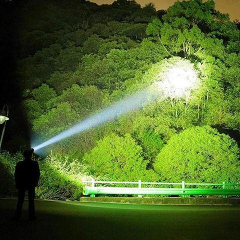 Navy Dedicated Flashlight High Lumens Super Bright Waterproof (Limited Stock) - USB Rechargeable Power Display Powerful Torch Handheld Light - 5econds.co