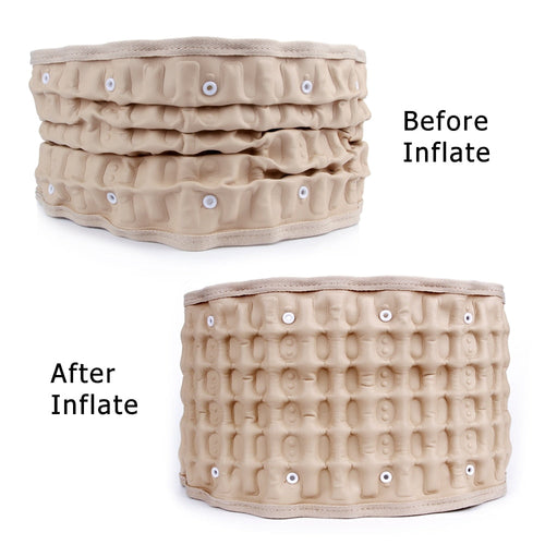 BackBelt™ Traction & Decompression therapy belt - Brace Support Care Relief Waist Backache Heat Pain Massager Bone Health Care - 5econds.co