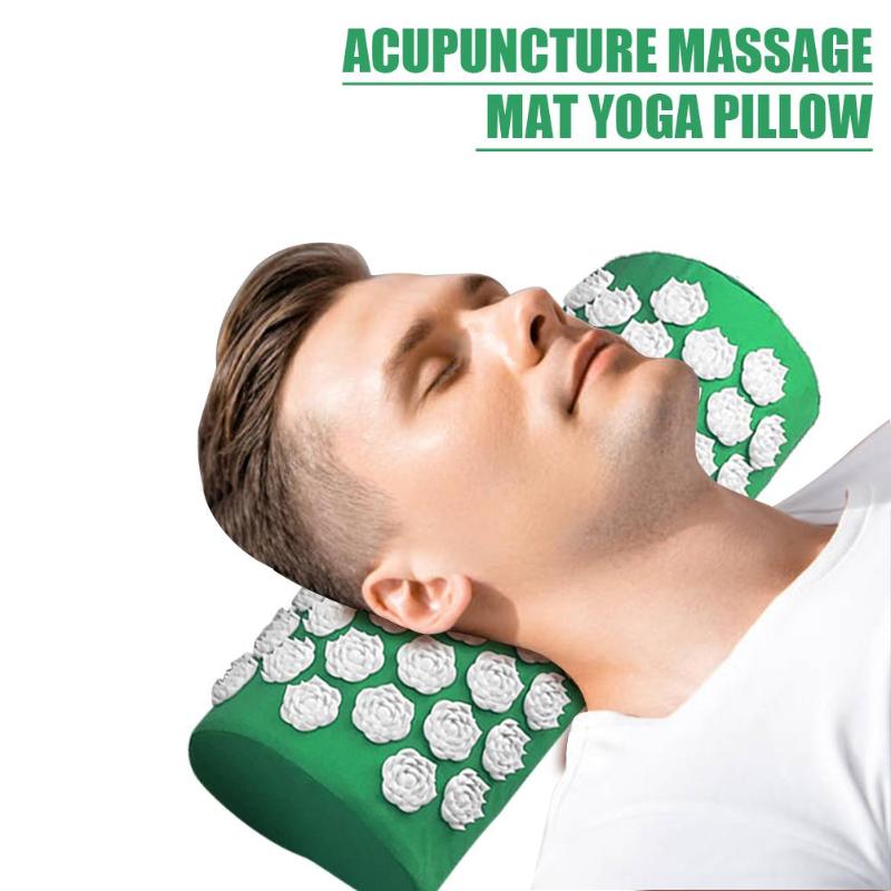 Acupressure Therapy Combo - Massager Cushion Massage Yoga Mat Relieve Stress Back Body Pain Spike - 5econds.co