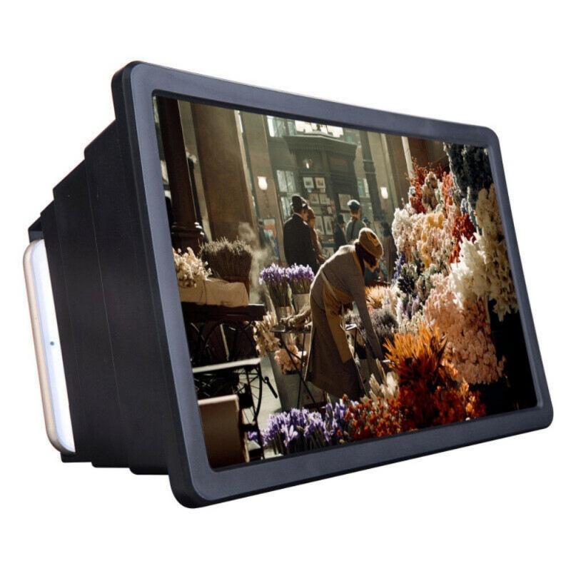 3D Portable Universal Screen Magnifier - Cell Phone Screen Magnifier 3D HD Movie Video Amplifier With Foldable Holder Stand High-quality Video Amplifier - 5econds.co
