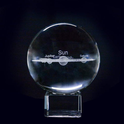 3D SOLAR SYSTEM CRYSTAL BALL - 5econds.co