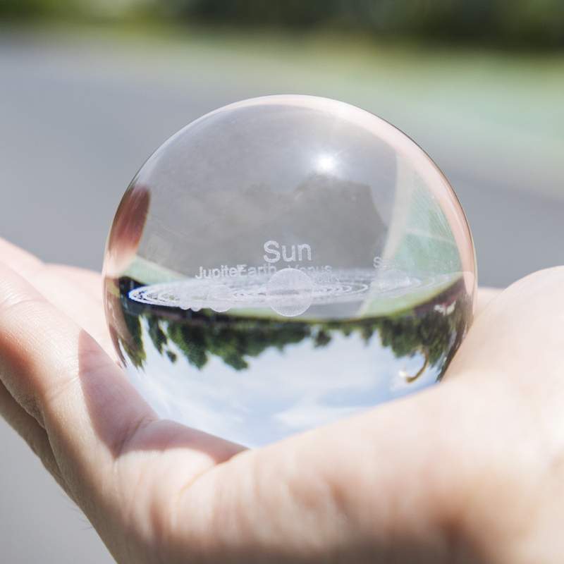 3D SOLAR SYSTEM CRYSTAL BALL - 5econds.co