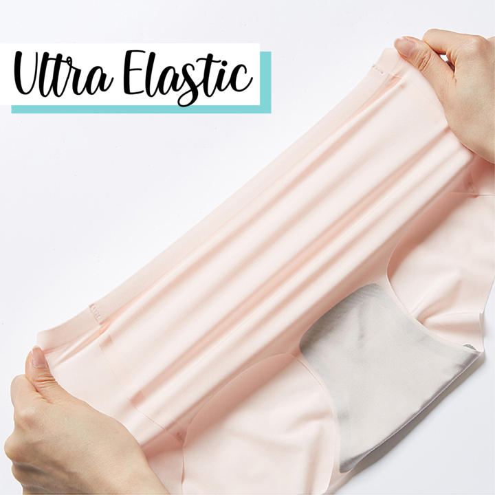 Ice Silk Sculpting Panty - seamless women underwear panties mid-rise sexy big size briefs Lingerie modis tanga lady silk intimate - 5econds.co