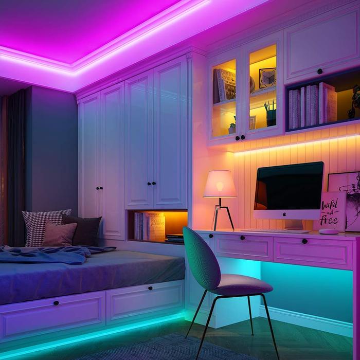 LED LIGHT STRIP - RGB Tape SMD 2835 DC12V 5m 10m diode Ribbon Flexible - 5econds.co