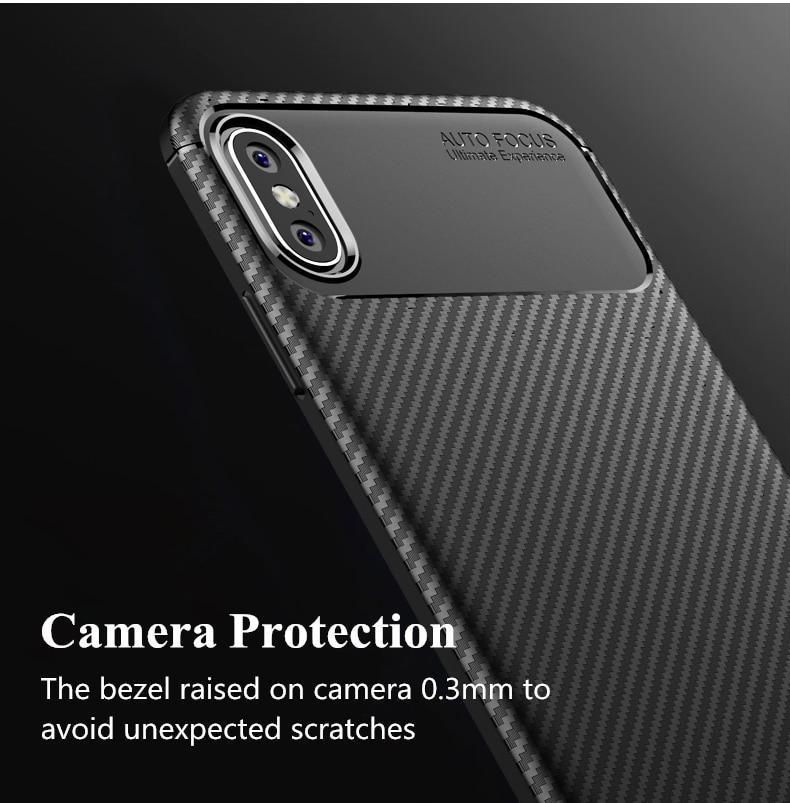 Carbon fiber silicone case for iPhone - 5econds.co
