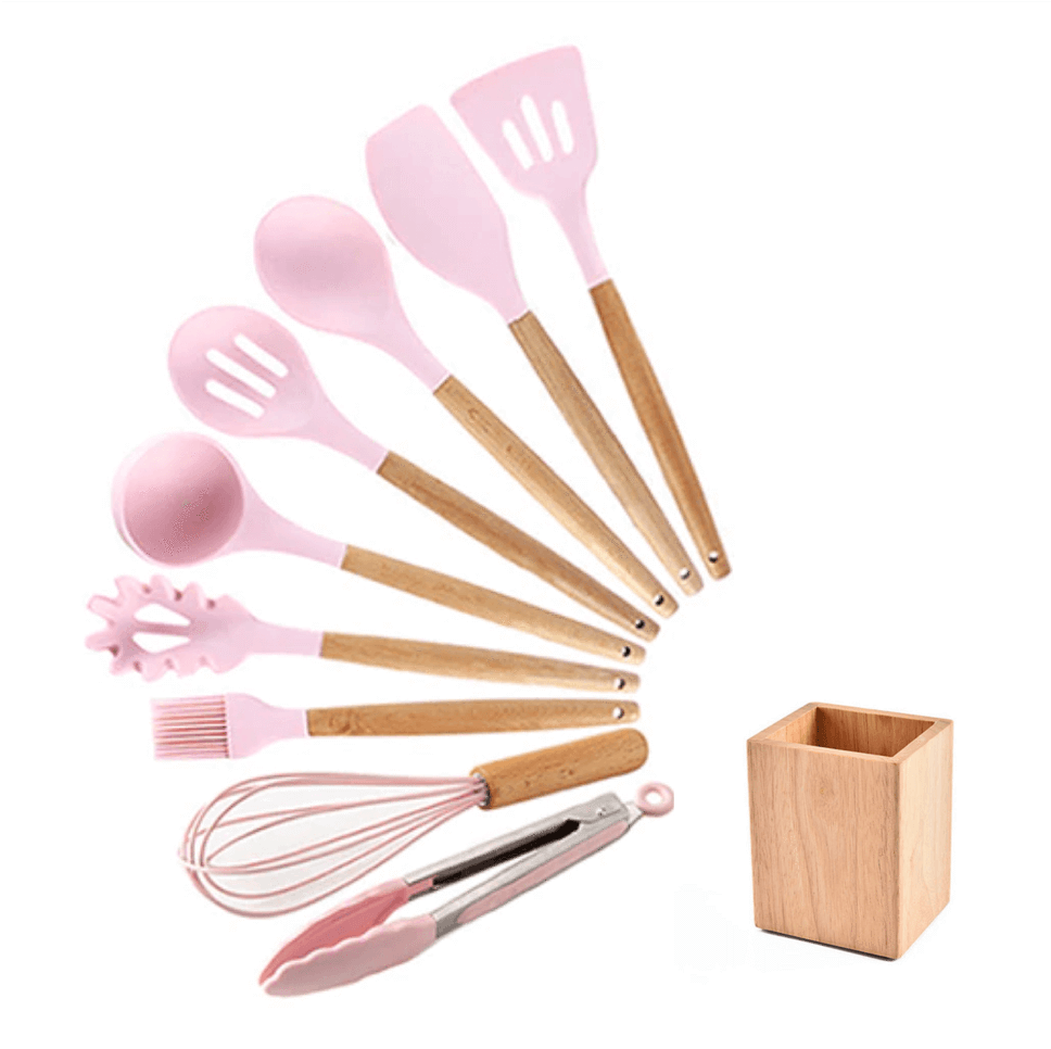 Premium Silicone Kitchen Cooking Utensils [NEW ARRIVAL] - 5econds.co