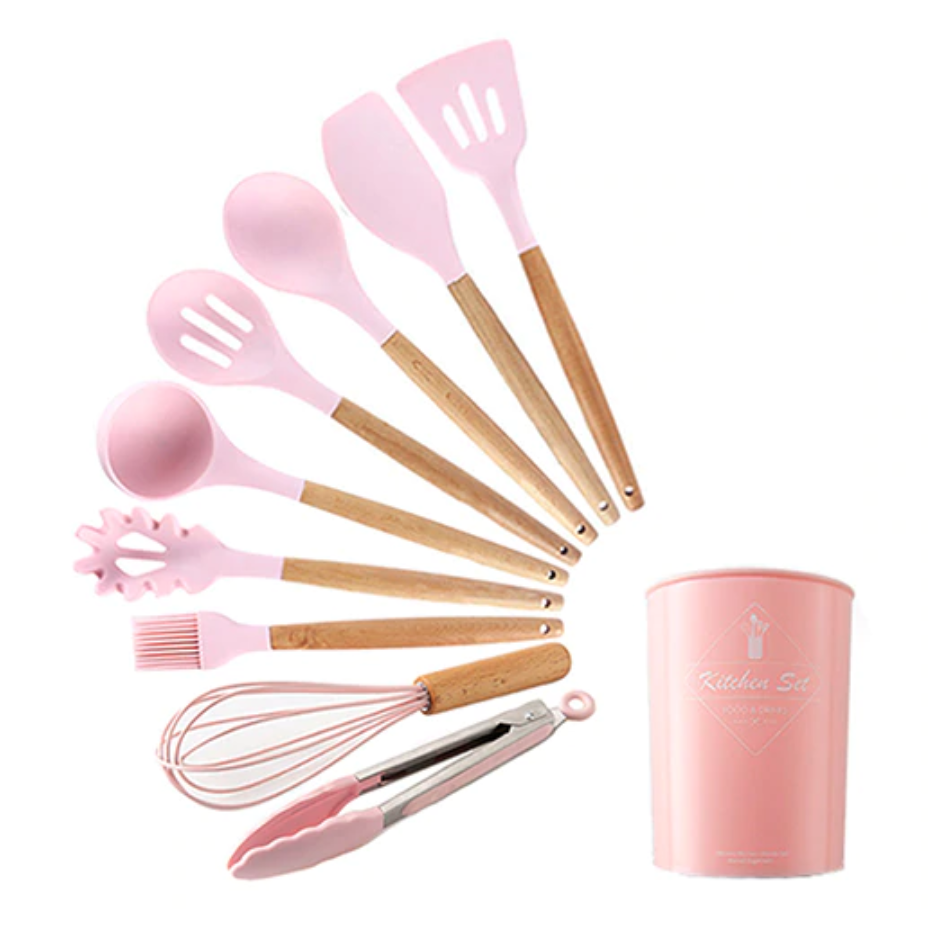 Premium Silicone Kitchen Cooking Utensils [NEW ARRIVAL] - 5econds.co