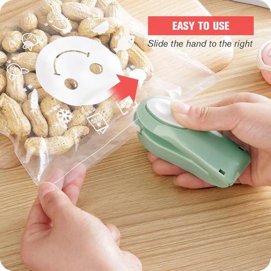 Portable Mini Sealing Household Machine (Buy 1 Get 1 Free) - Heat Sealer Capper Food Saver For Plastic Bags Package Gadgets - 5econds.co