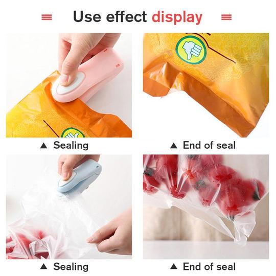 Portable Mini Sealing Household Machine (Buy 1 Get 1 Free) - Heat Sealer Capper Food Saver For Plastic Bags Package Gadgets - 5econds.co