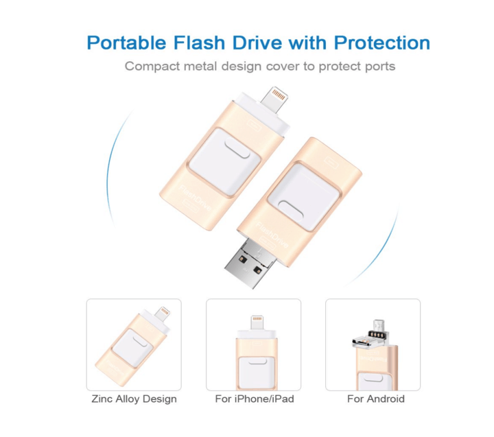 iFLASH™ -  USB Drive for iPhone, iPad & Android [New Tech 2020] - 5econds.co