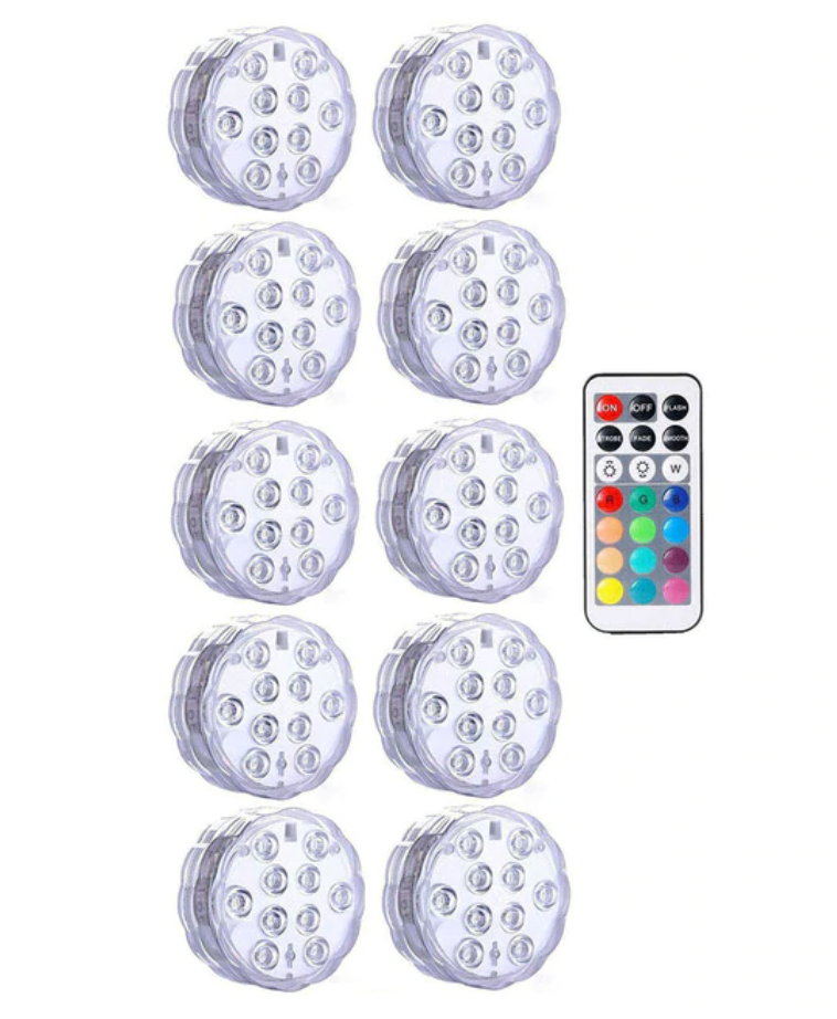 LEDFantasy™ - Change Any Backyard From 'Meh' To 'Wow' - IP68 Waterproof 16 Color Submersible LED Lights - 5econds.co