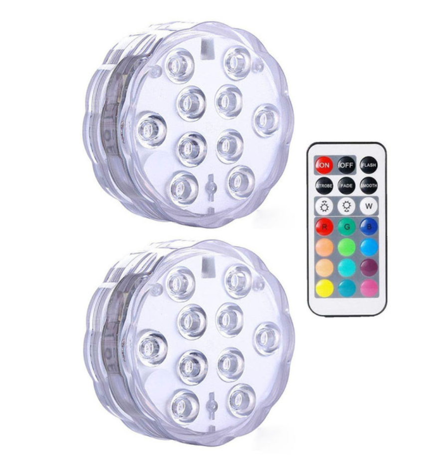 LEDFantasy™ - Change Any Backyard From 'Meh' To 'Wow' - IP68 Waterproof 16 Color Submersible LED Lights - 5econds.co
