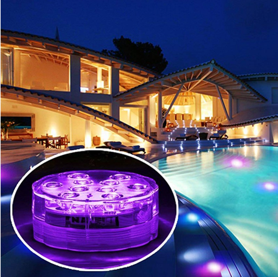 LEDFantasy™ - Change Any Backyard From 'Meh' To 'Wow' - IP68 Waterproof 16 Color Submersible LED Lights - 5econds.co