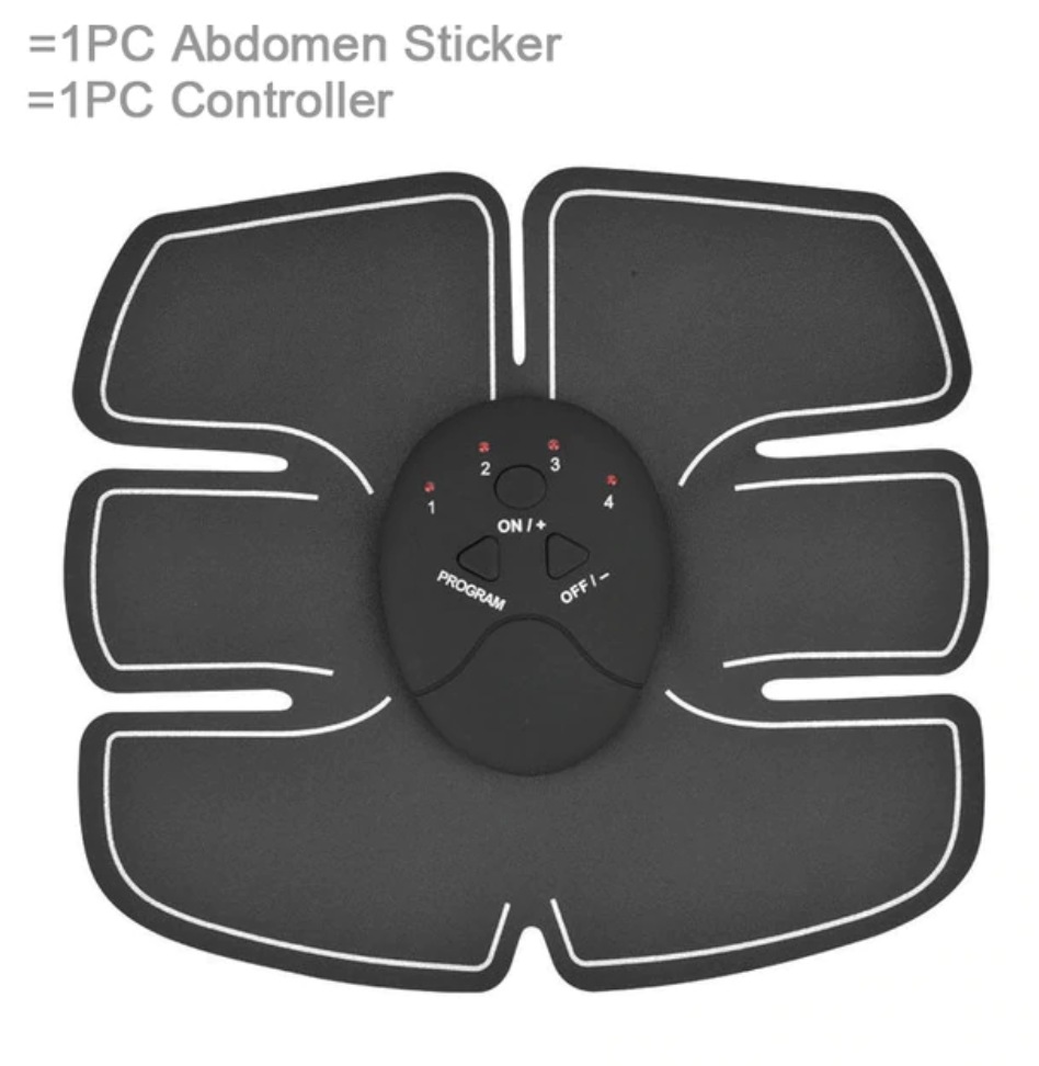BodyFit™ Abs Muscle Toning Stimulator Electric 6 Pack EMS Fitness Trainer Belt Machine - 5econds.co