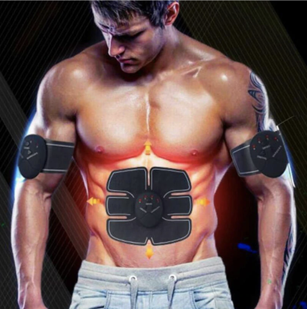 BodyFit™ Abs Muscle Toning Stimulator Electric 6 Pack EMS Fitness Trainer Belt Machine - 5econds.co