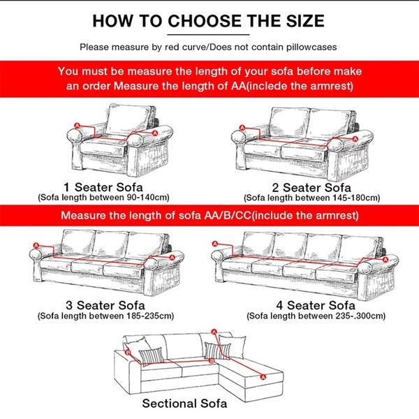 SlipPerfect Sofa Cover - Couch Sectional Protector Waterproof Stretch Pet Proof Slipcover - 5econds.co