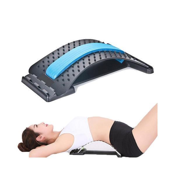 BACKRIGHT® LUMBAR RELIEF BACK STRETCHER - Back Stretch Equipment Massager Magic Stretcher Fitness Lumbar Support Relaxation Spine Pain Relief Corrector Health Care - 5econds.co