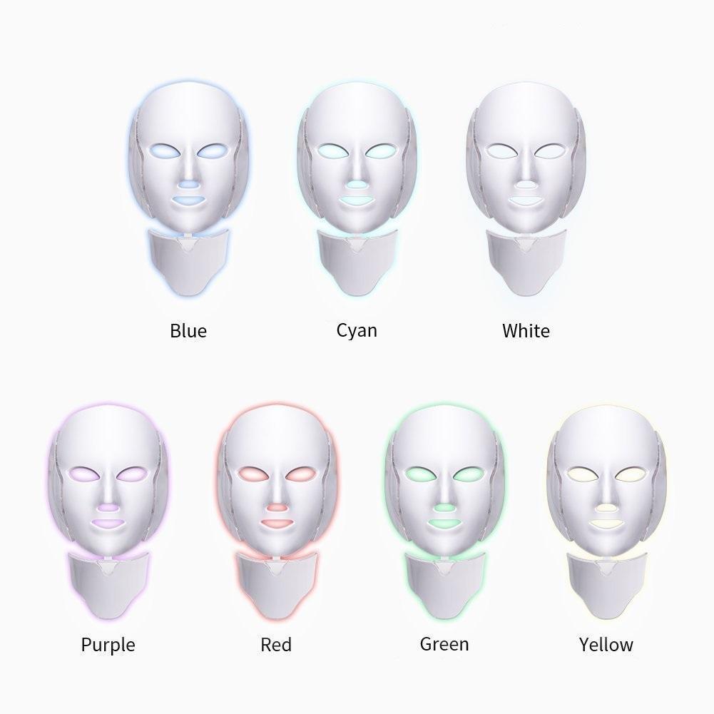 DermaLight™ - Professional LED Light Therapy Face Skin Beauty Mask - 5econds.co