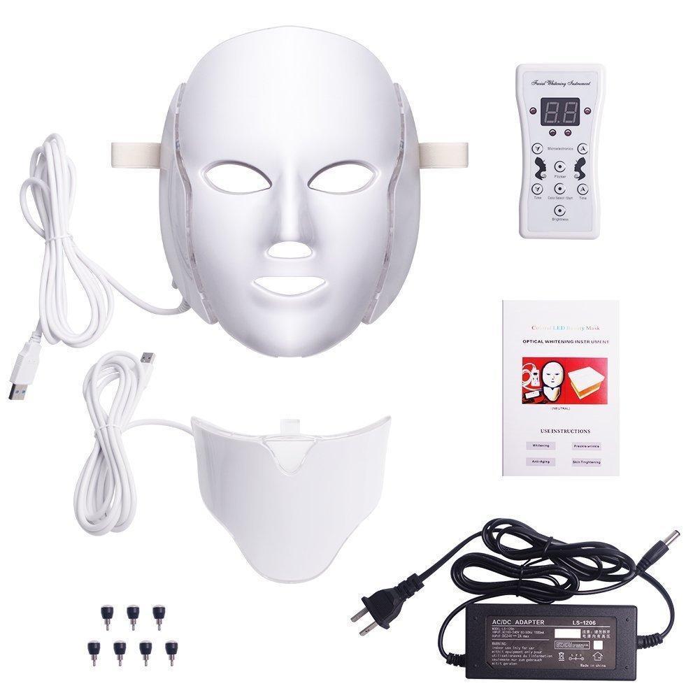 DermaLight™ - Professional LED Light Therapy Face Skin Beauty Mask - 5econds.co
