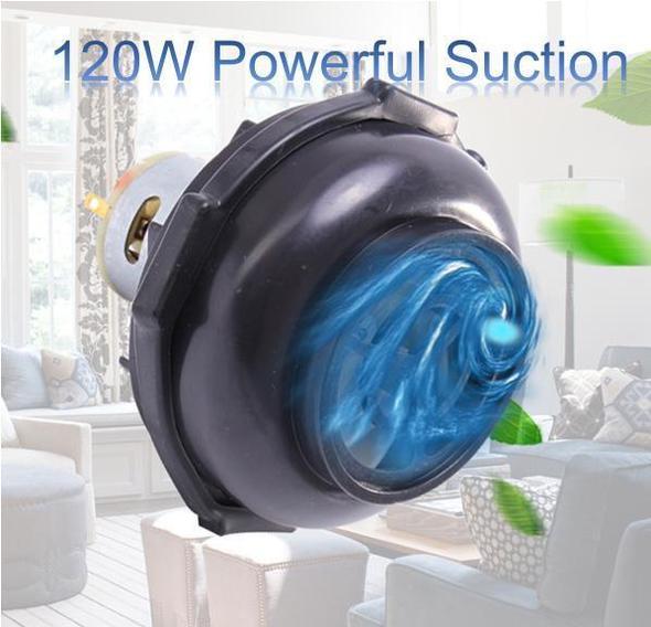 120W Car Vacuum Cleaner - Portable Handheld Cordless/Car Plug 12V 5000PA Super Suction Wet/Dry for Car Home - 5econds.co
