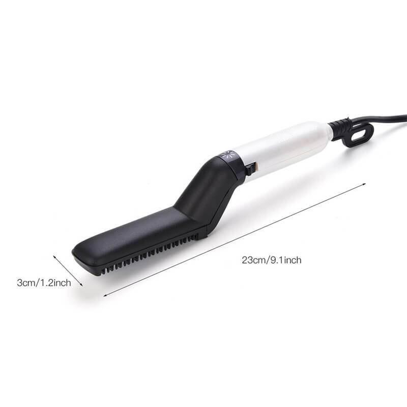 Beard Straightening Comb Heated Hot Electric Iron Pro Brush for Men - 5econds.co
