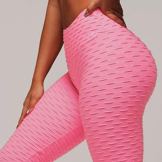 Booty Lifting & Anti-Cellulite Fitness Leggings - High Waist Women Workout Push Up Legging Fashion Solid Color Bodybuilding Pants - 5econds.co