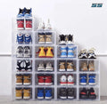 60% OFF - Storage Box & Shoe Box - Transparent shoe box dustproof storage box can be superimposed combination shoe cabinet Clamshell shoe organizer - 5econds.co